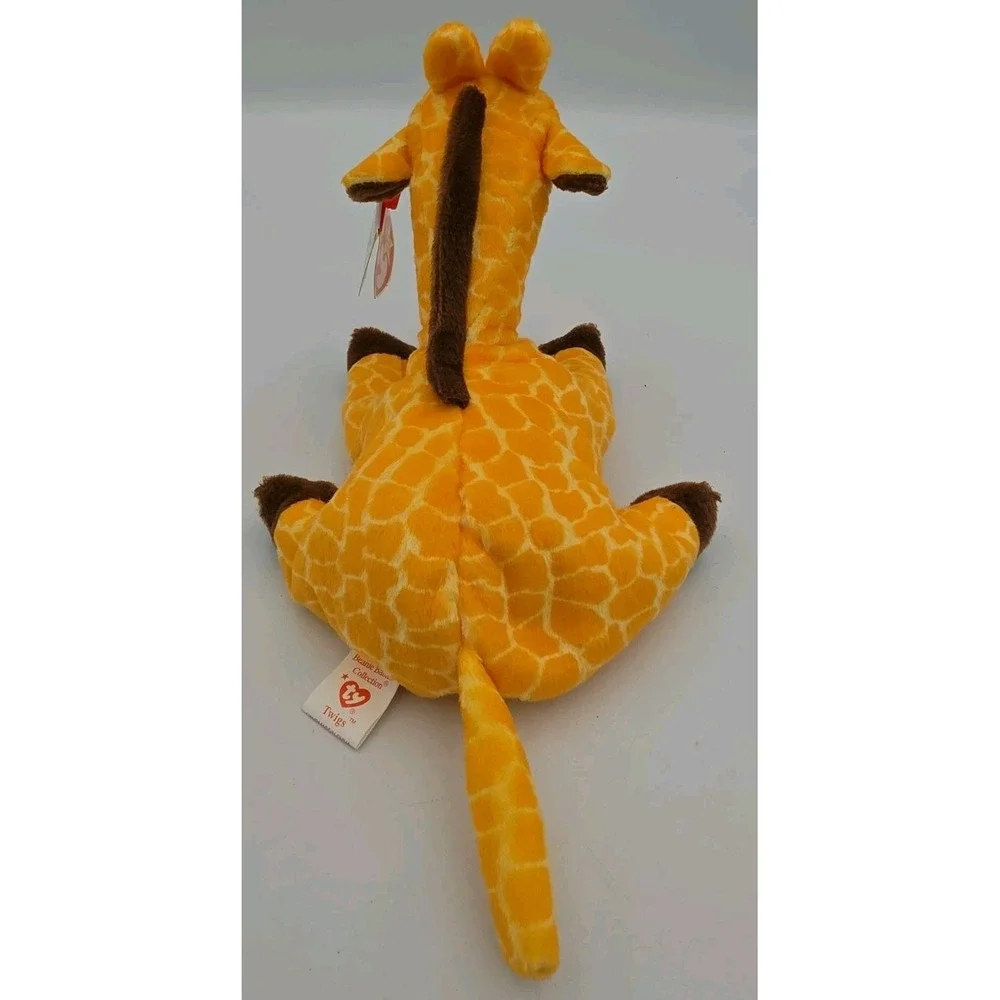 Ty Beanie Baby Twigs the Giraffe 1995 Retired Plush Original Tags PVC Pellets